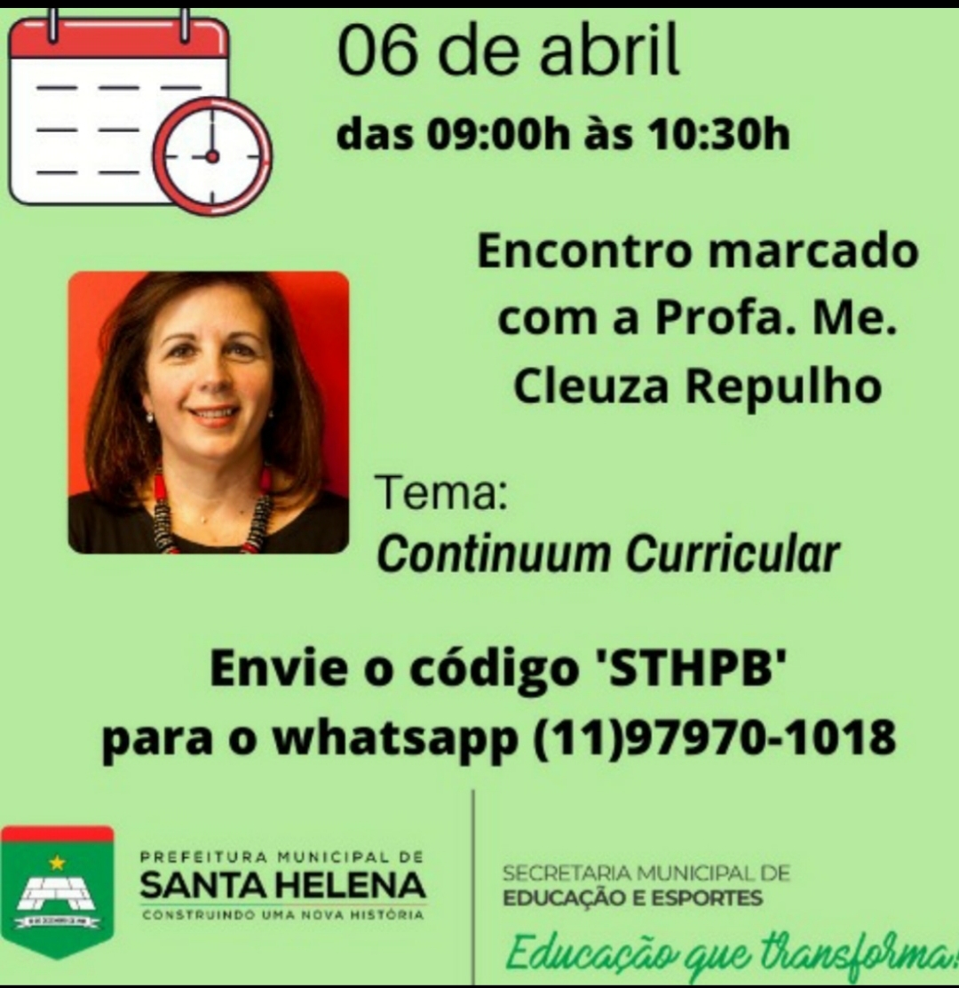 Profissionais da Educação do município de Santa Helena-PB participam de mais um encontro de Formação